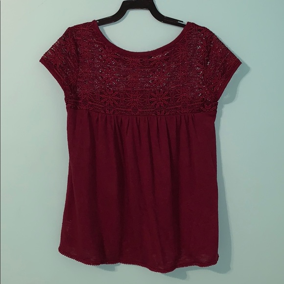 Aeropostale maroon top - Picture 3 of 3